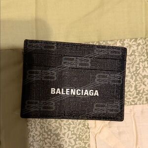 Balenciaga Black Card Holder